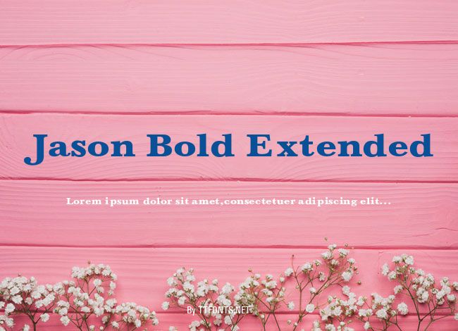 Jason Bold Extended example