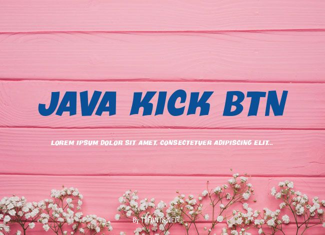 Java Kick BTN example