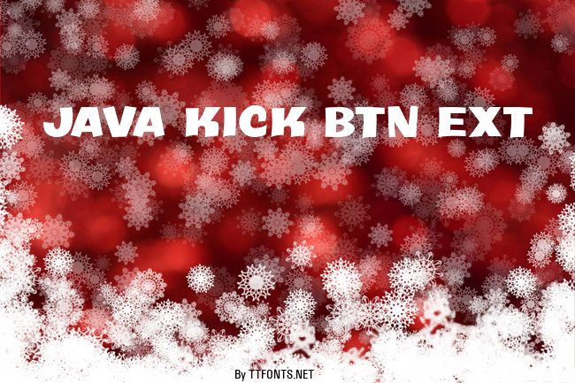Java Kick BTN Ext example
