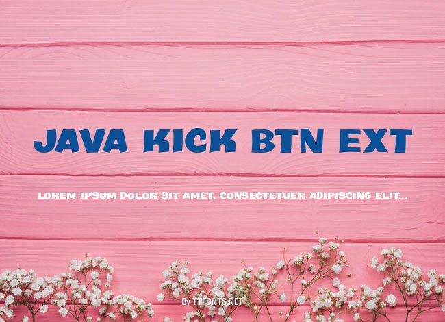 Java Kick BTN Ext example