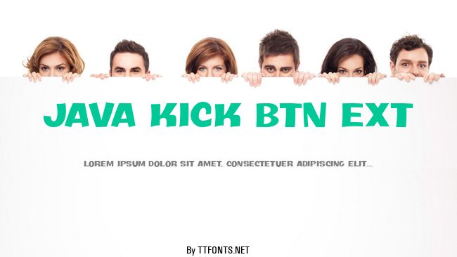Java Kick BTN Ext example