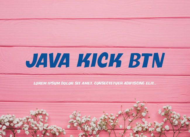 Java Kick BTN example
