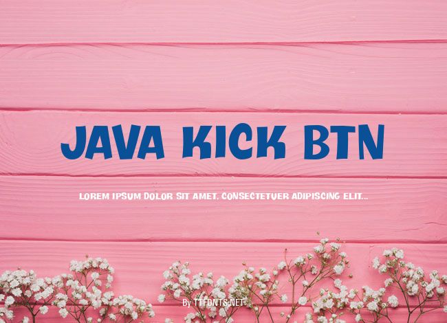 Java Kick BTN example