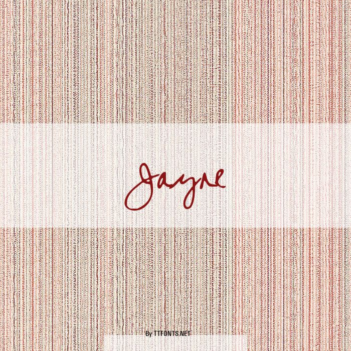Jayne example