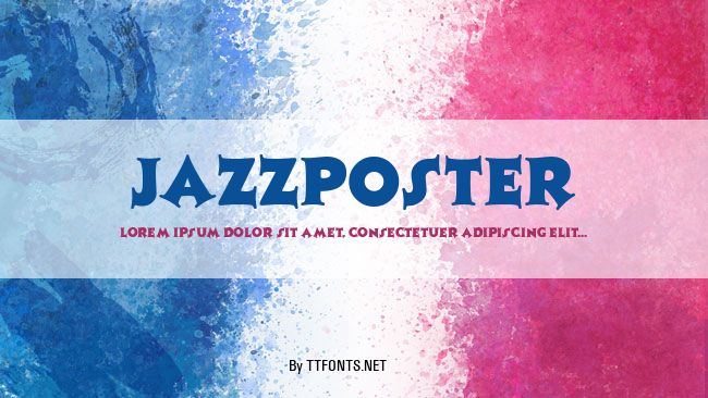 JazzPoster example