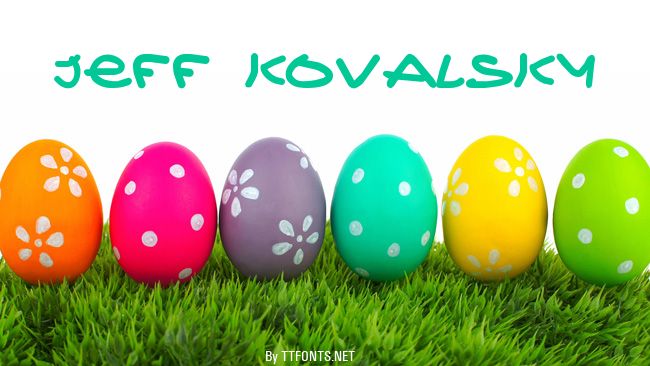 Jeff Kovalsky example