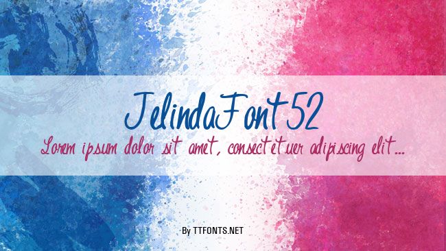 JelindaFont52 example