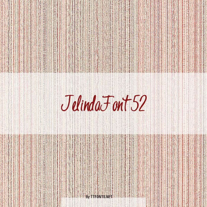 JelindaFont52 example
