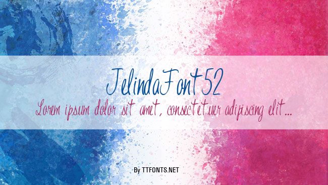 JelindaFont52 example