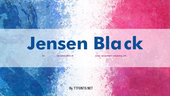 Jensen Black example