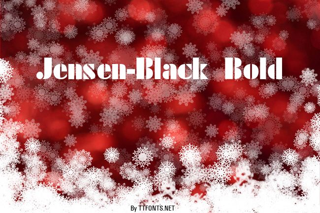 Jensen-Black Bold example