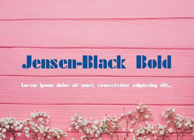 Jensen-Black Bold example