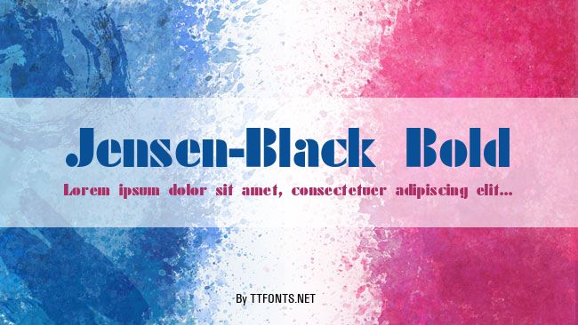 Jensen-Black Bold example