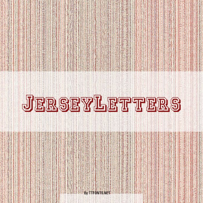 JerseyLetters example