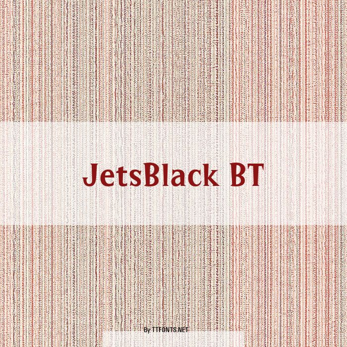 JetsBlack BT example
