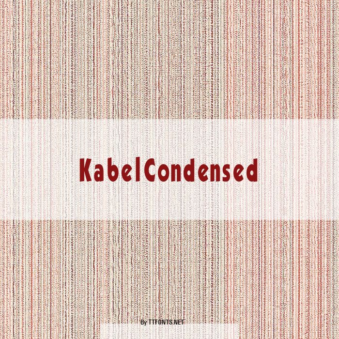 KabelCondensed example