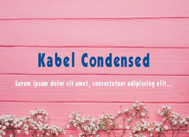 Kabel Condensed example