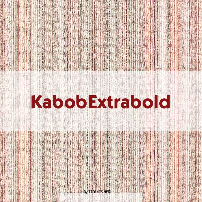 KabobExtrabold example