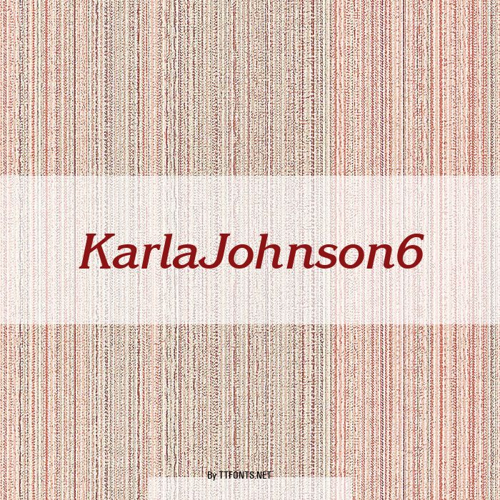 KarlaJohnson6 example