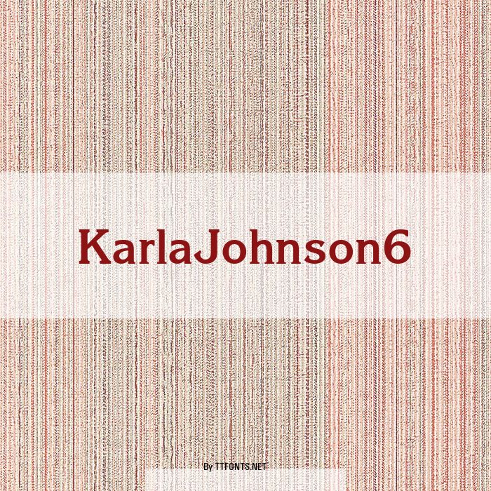 KarlaJohnson6 example