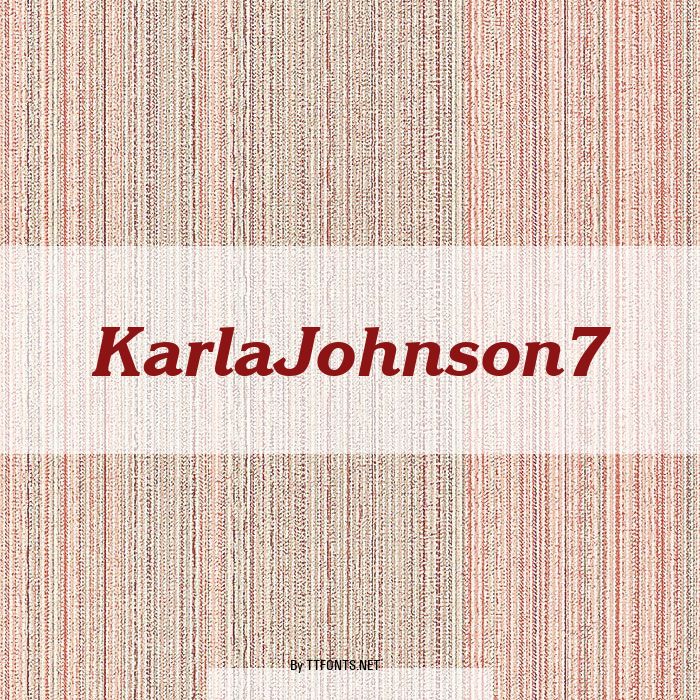 KarlaJohnson7 example
