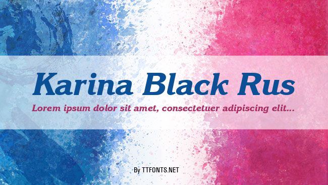 Karina Black Rus example