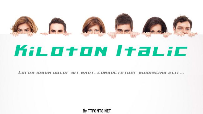 Kiloton Italic example