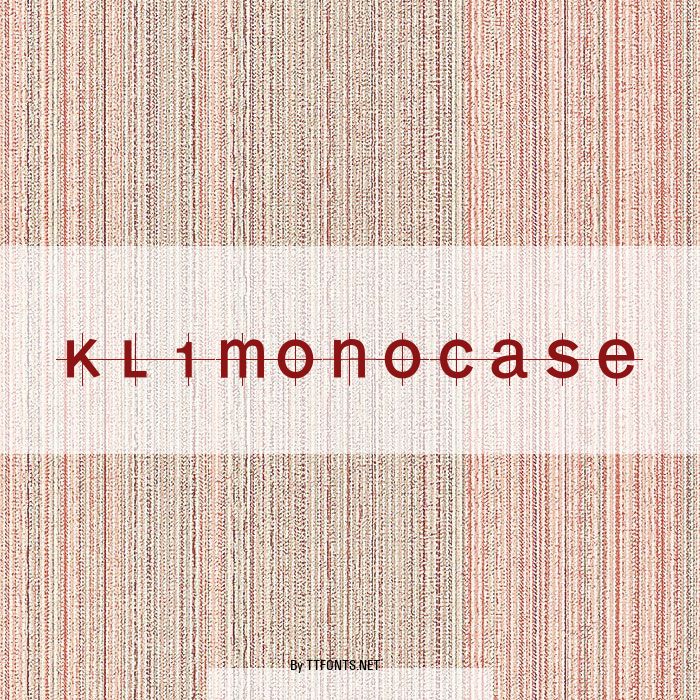 KL1MonoCase example