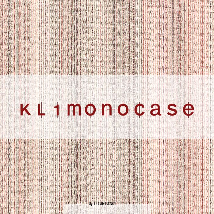 KL1MonoCase example