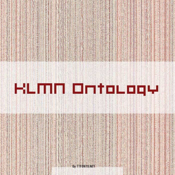 KLMN Ontology example