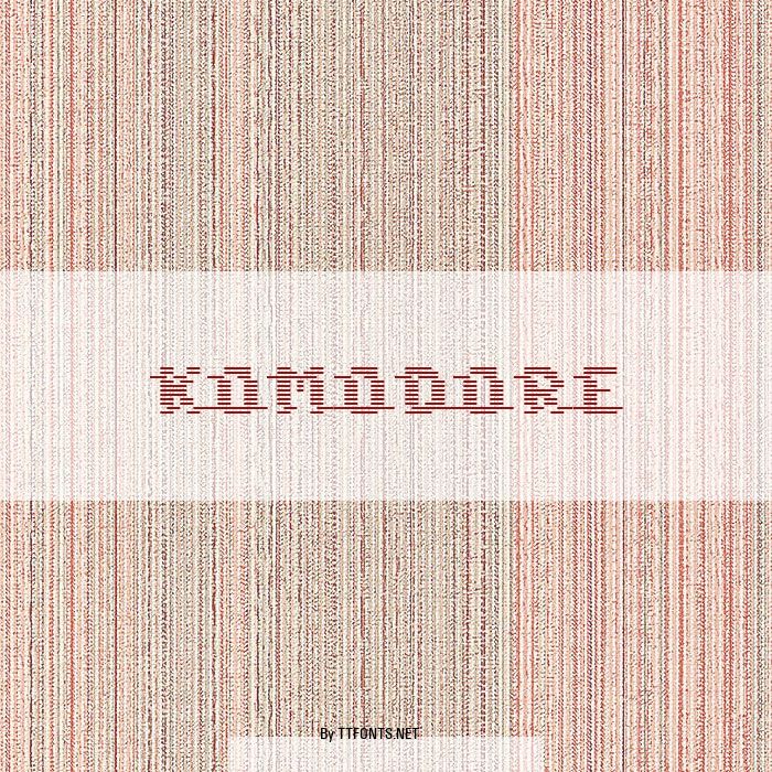 Komodore example
