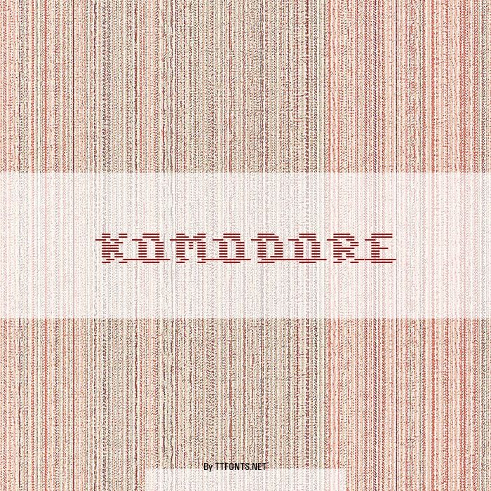 Komodore example