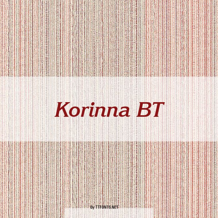 Korinna BT example