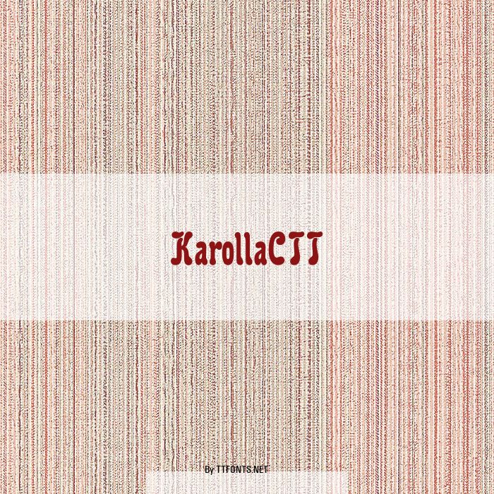 KarollaCTT example