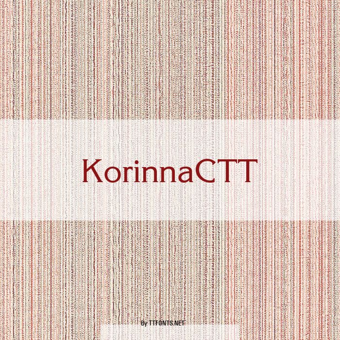 KorinnaCTT example