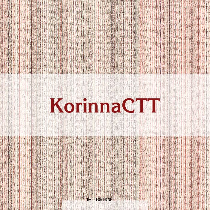 KorinnaCTT example