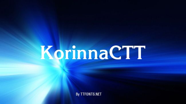 KorinnaCTT example