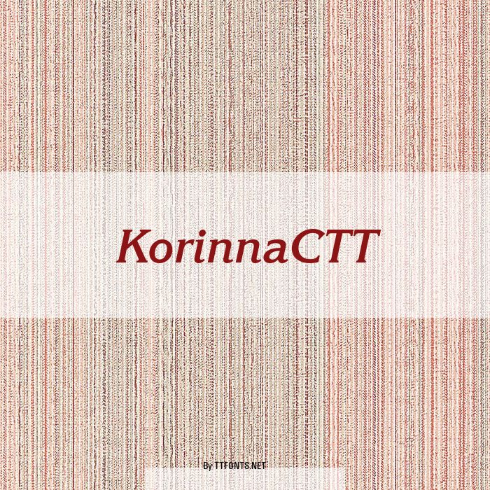 KorinnaCTT example