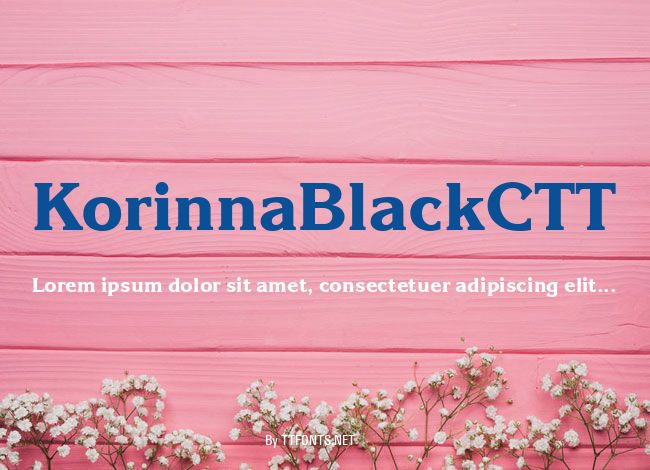 KorinnaBlackCTT example