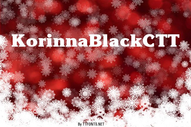 KorinnaBlackCTT example