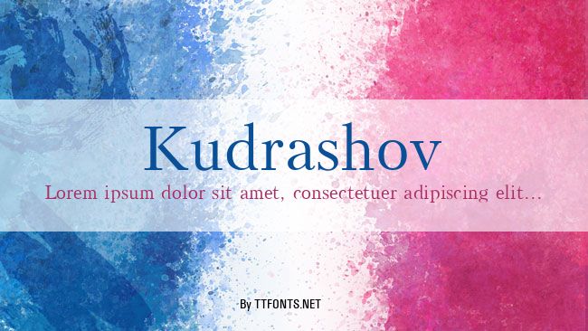 Kudrashov example