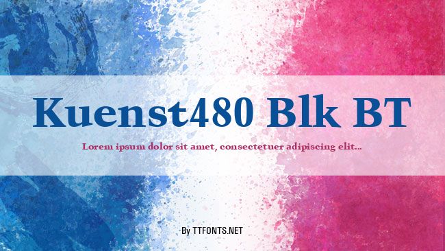 Kuenst480 Blk BT example
