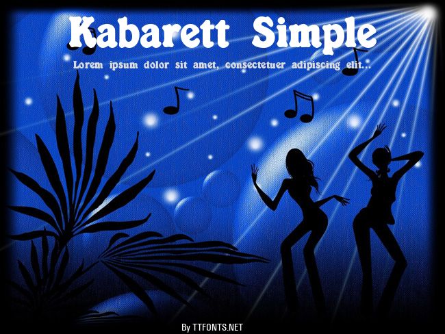 kabarett-simple-thin-truetype-font