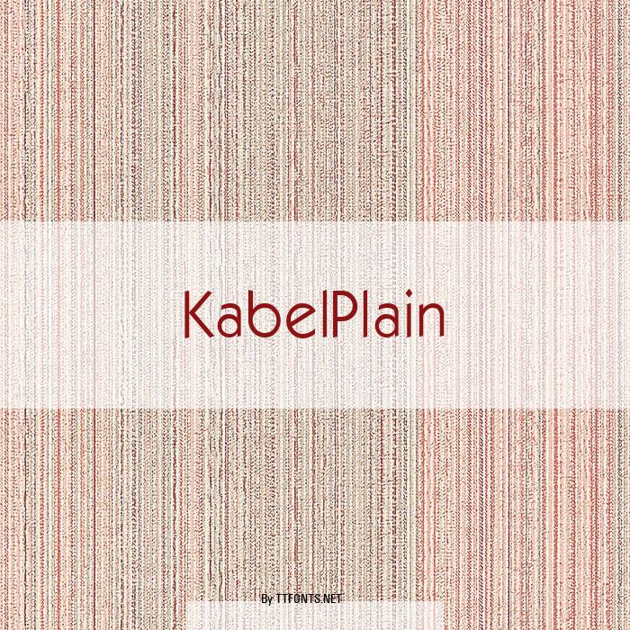 KabelPlain example