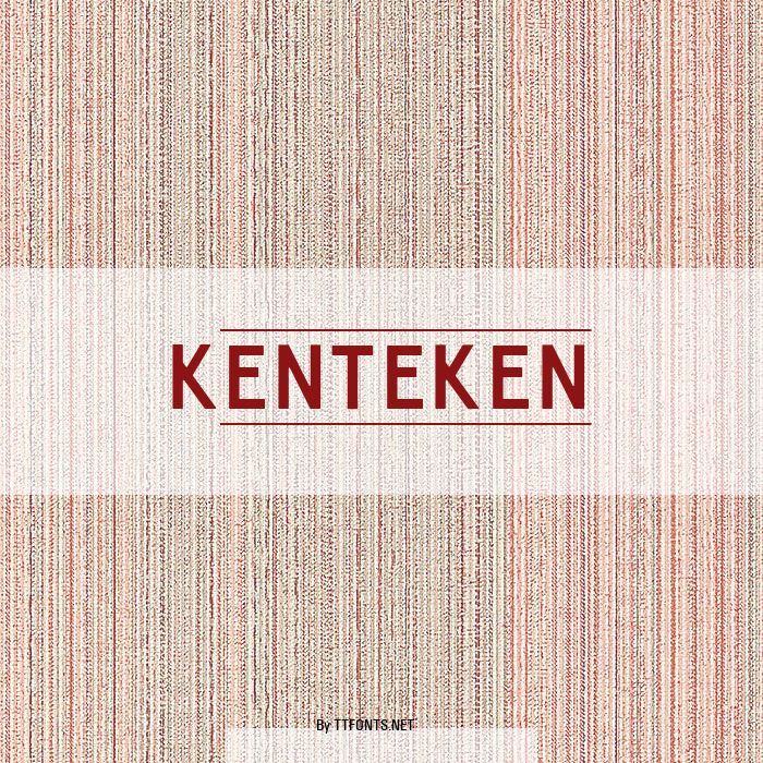 Kenteken example