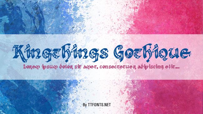 Kingthings Gothique example