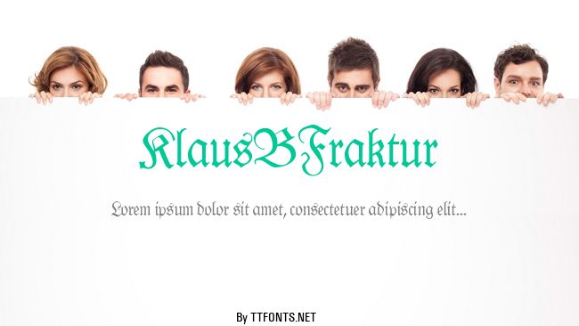 KlausBFraktur example