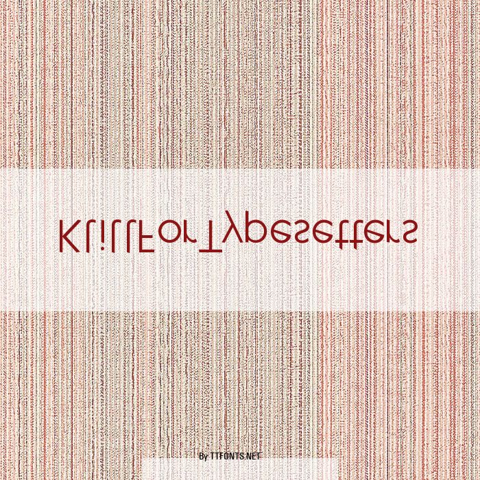 KlillForTypesetters example