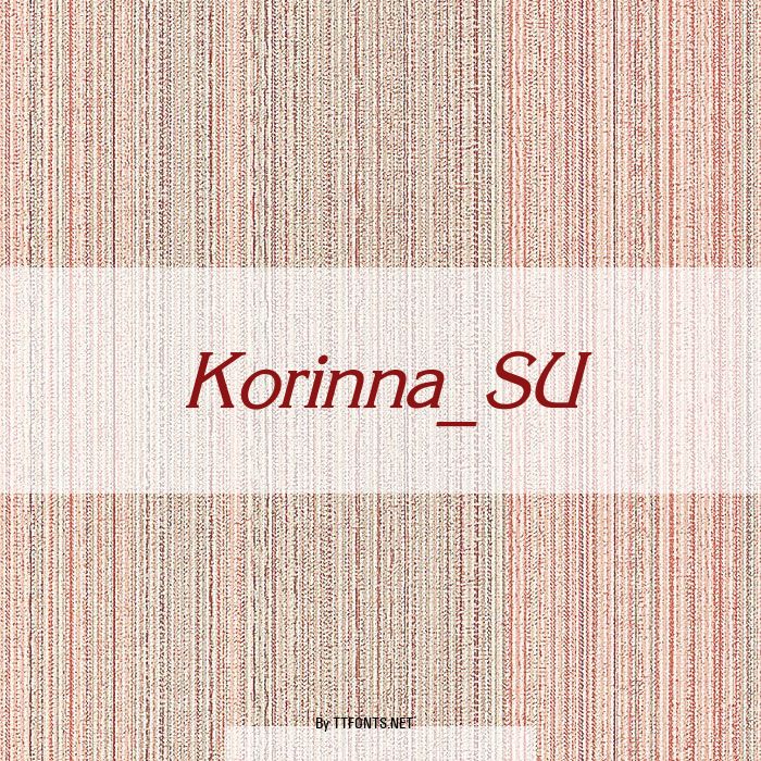 Korinna_SU example