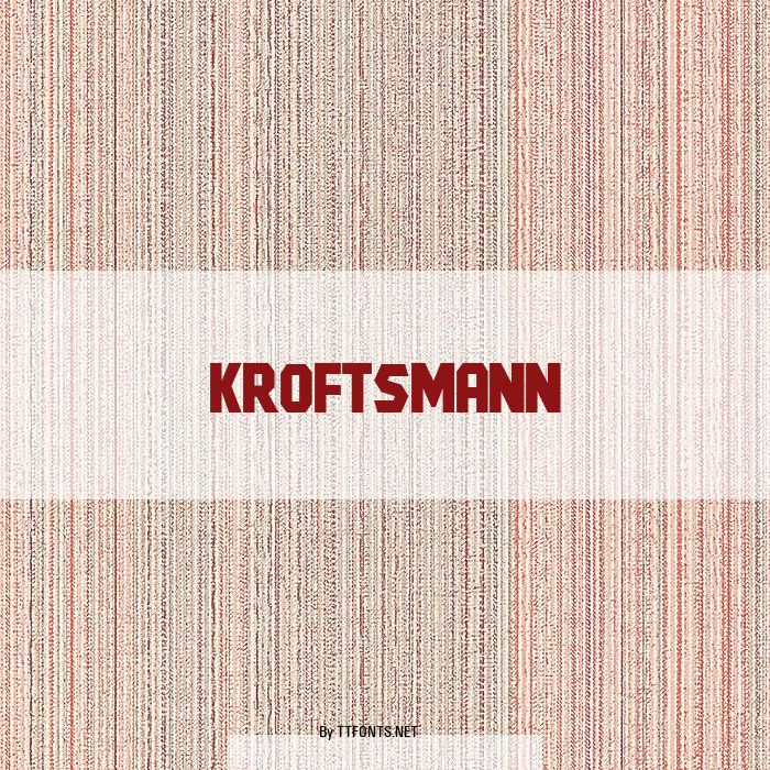 Kroftsmann example